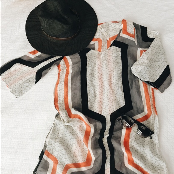 Renee C. Tops - Renee C tunic or swim cover up silk/cotton blend